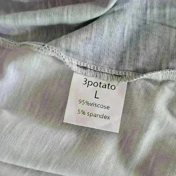 3 Potato Open Cardigan - Colors: Lavenders, Greens, Browns - Size: L - Picture 7 of 7